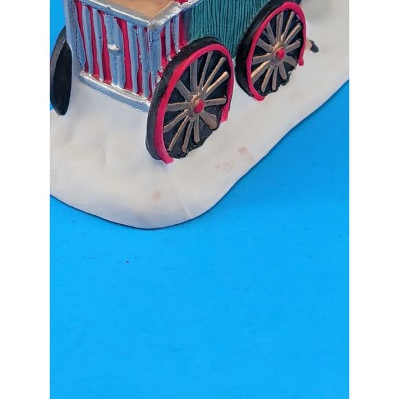 Christmas Valley Collectible Traveling Medicine Show Figurine w Box VTG Holiday - Picture 7 of 16